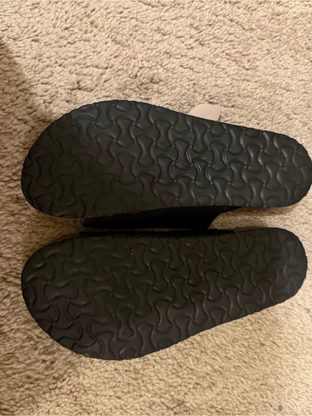 Kids Black Slip-On Sandals - Unbranded